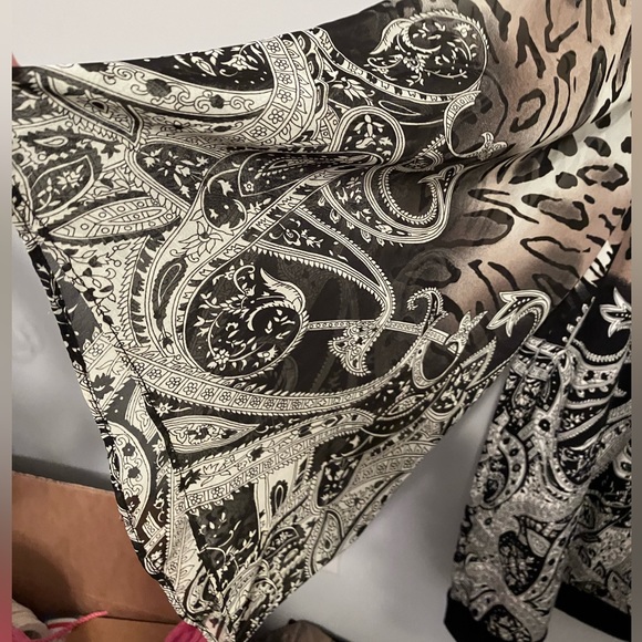 Style & Co 2X leopard print tunic bell sleeve - Picture 7 of 10